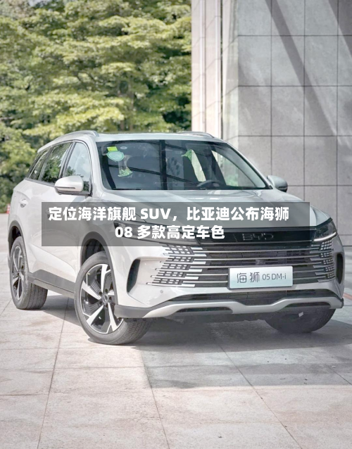 定位海洋旗舰 SUV，比亚迪公布海狮 08 多款高定车色-第2张图片