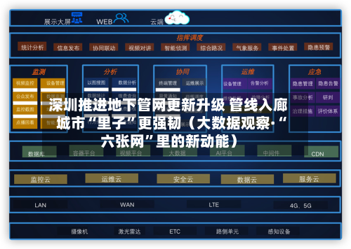深圳推进地下管网更新升级 管线入廊 城市“里子”更强韧（大数据观察·“六张网”里的新动能）-第2张图片